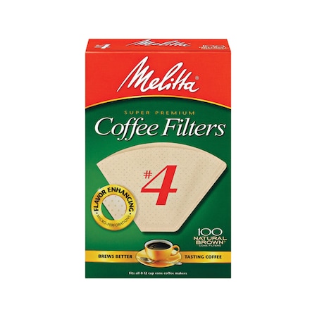 Melitta Melitta 12 cups Brown Cone Coffee Filter 100 pk 624602